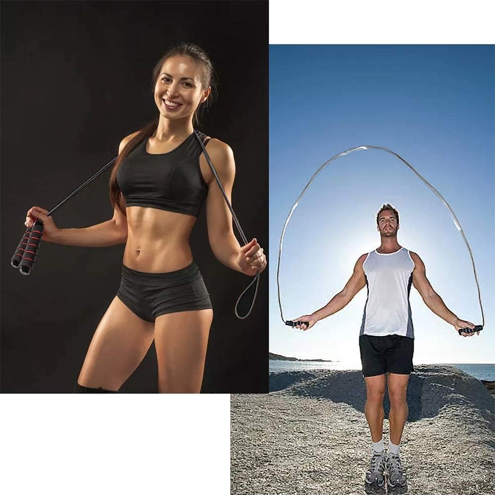 Jump Rope – Adjustable Speed Skipping Rope for Fitness Exercise Indoor Outdoor Use