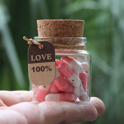 Capsule Letters Message in a Bottle