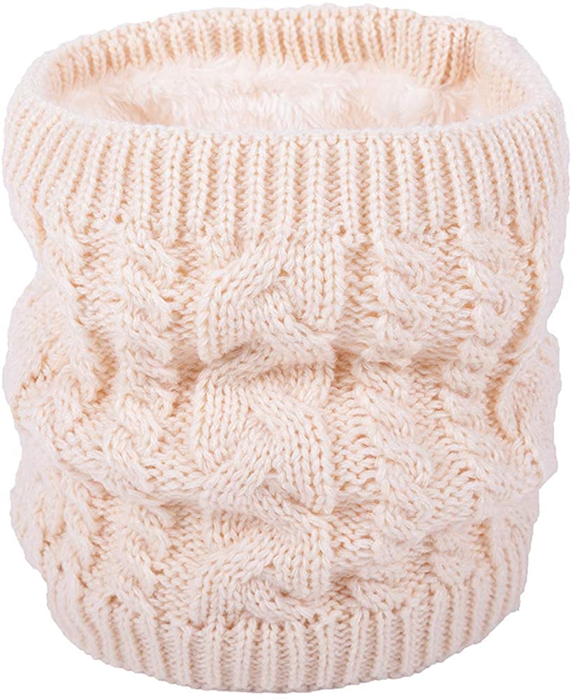 Women's Men Thick Winter Knitted Warm Circle Loop Infinity Scarf