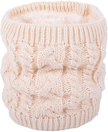 Women's Men Thick Winter Knitted Warm Circle Loop Infinity Scarf