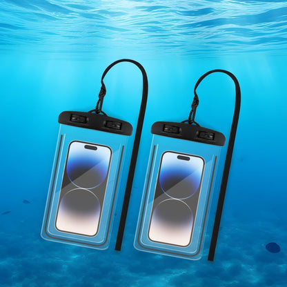 2-Pack Waterproof Phone Pouch – Wet & Dry Cell Phone Case for Beach, Vacation, Waterpark, Cruise, Underwater, Travel Essentials for Men & Women