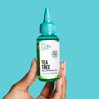 2.5 fl oz Tea Tree Multivitamin Oil – Hair & Skin Treatment – Topical Use – Vitamin E & Biotin Formula
