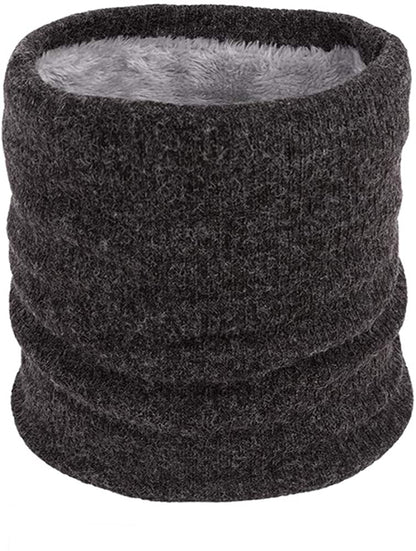 Women's Men Thick Winter Knitted Warm Circle Loop Infinity Scarf