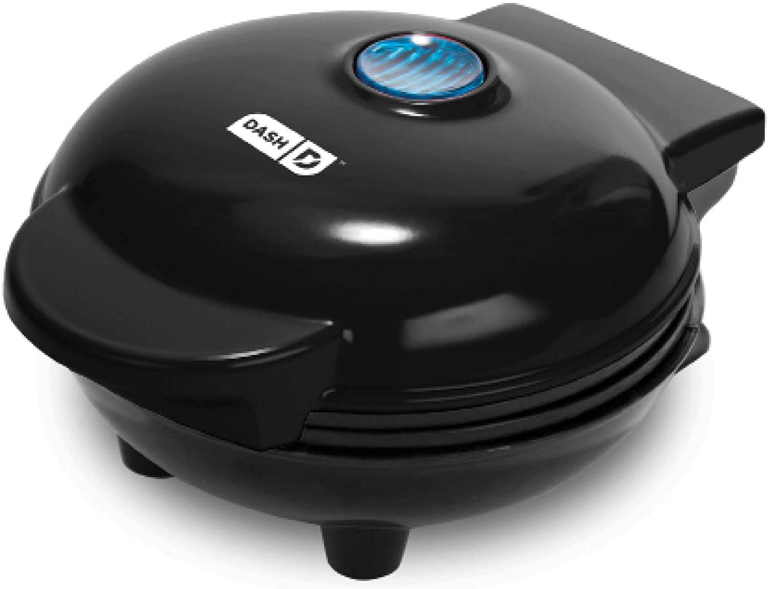 Dash DMS001RD Mini Maker Electric Round Griddle for Individual Pancakes, Cookies, Eggs & other on the go Breakfast, Lunch & Snacks, with Indicator Light + Included Recipe Book, Red