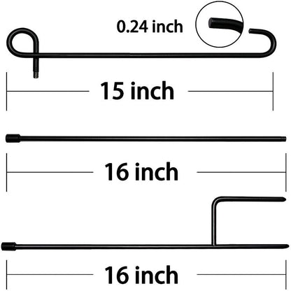 Metal Garden Flag Stand