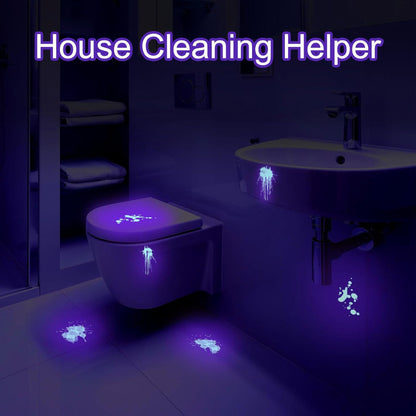 4-Pack UV Blacklight Flashlights – 395nm LED Detection Use – Pet Urine, Bed Bugs & Stain Finder – Mini Portable Handheld Design