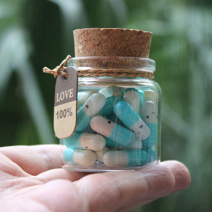 Capsule Letters Message in a Bottle