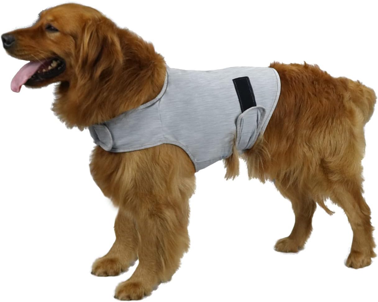 Comfort Dog Anxiety Relief Coat, Dog Anxiety Calming Vest Wrap for Thunderstorm,Travel,4th of July Fireworks,Vet Visits,Separation Anxiety Relief for Dogs (X-Small (Pack of 1), Rose)