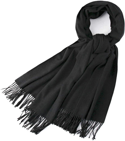 PINCTROT Chunky Large Blanket Scarf for Men Women Warm Cozy Plaid Tartan Wrap Super Soft Shawl Cape