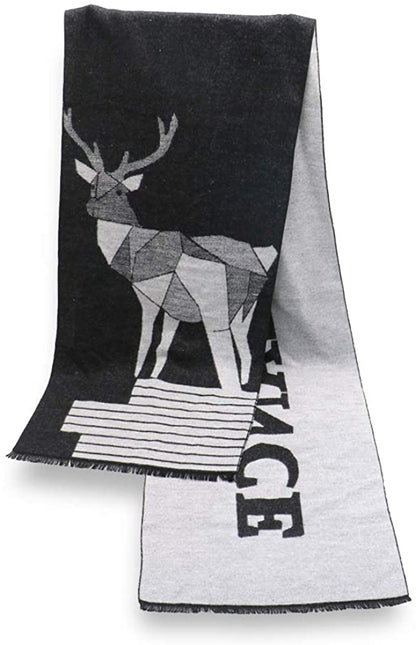 Men's Winter Warm Cashmere Scarf,Fashion Lightweight and Soft Scarves