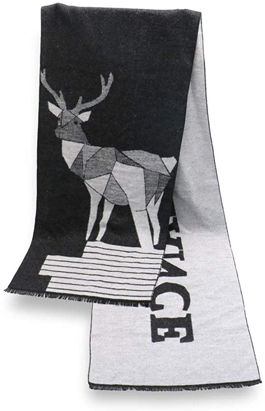 Men's Winter Warm Cashmere Scarf,Fashion Lightweight and Soft Scarves