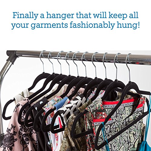 30 Pack: Premium Quality Space Saving Velvet Durable Clothing Hangers