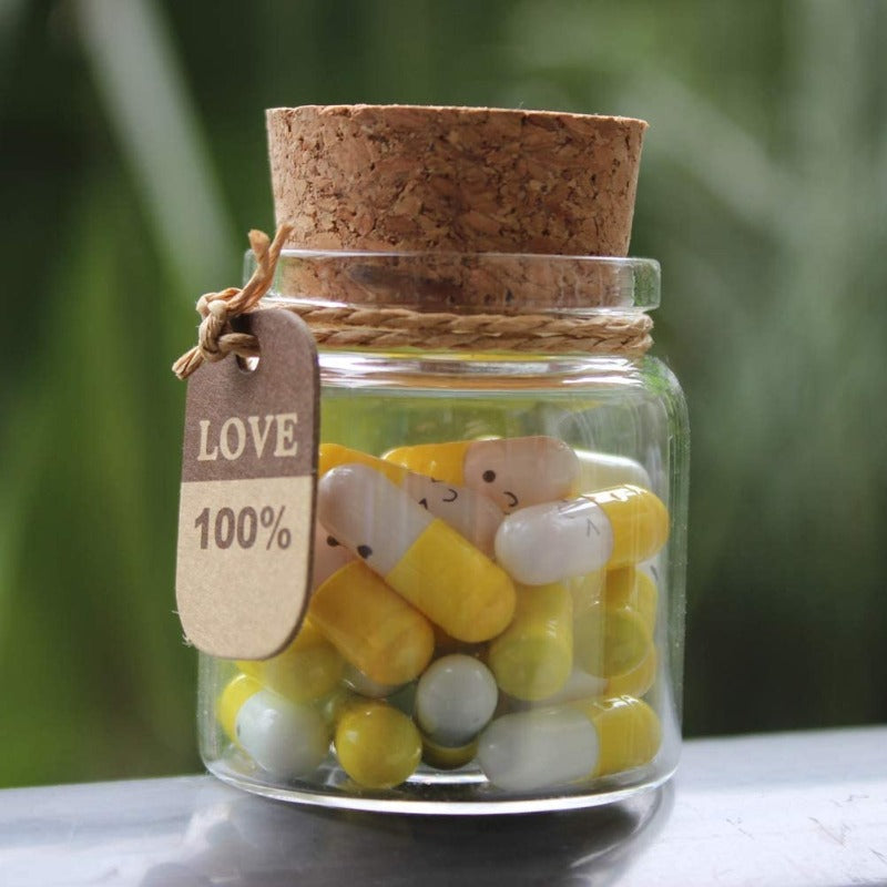 Capsule Letters Message in a Bottle