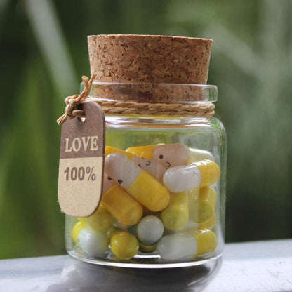 Capsule Letters Message in a Bottle