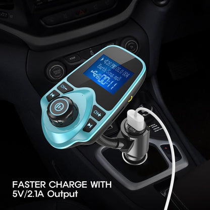 Nulaxy Wireless Bluetooth Car FM Transmitter Audio Adapter