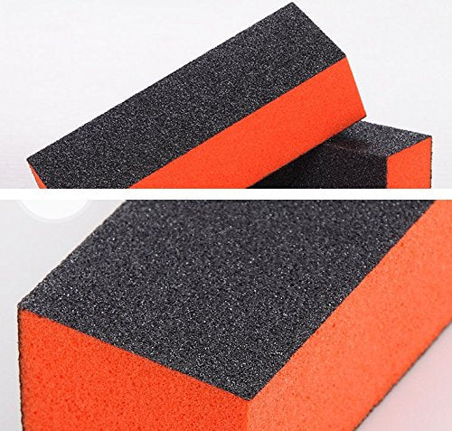 10 Piece: 4-Way Sanding Buffing Nail Polisher File