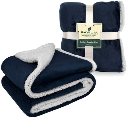 Twin Plush Sherpa Blanket