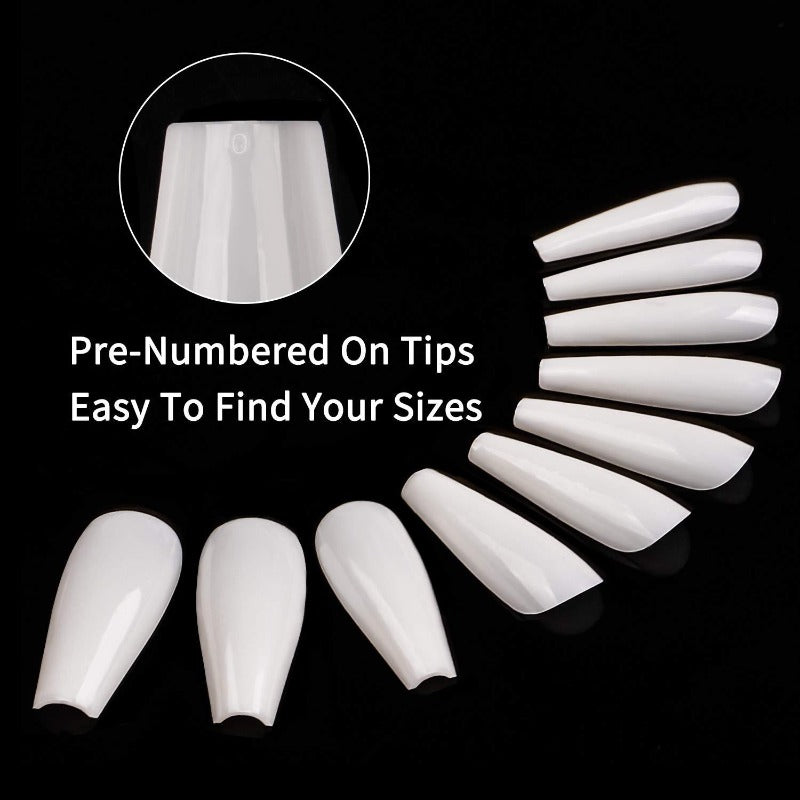 500 Piece Artificial Acrylic Nail Set With Case 