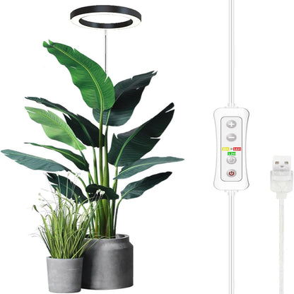 Plant Grow Light – Full Spectrum Indoor Plant Lighting, Height Adjustable, USB Powered LED