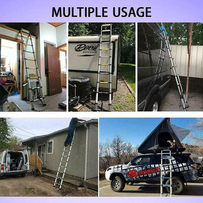 Aluminum Telescoping Ladder 8.5FT Extension Ladders for Home
