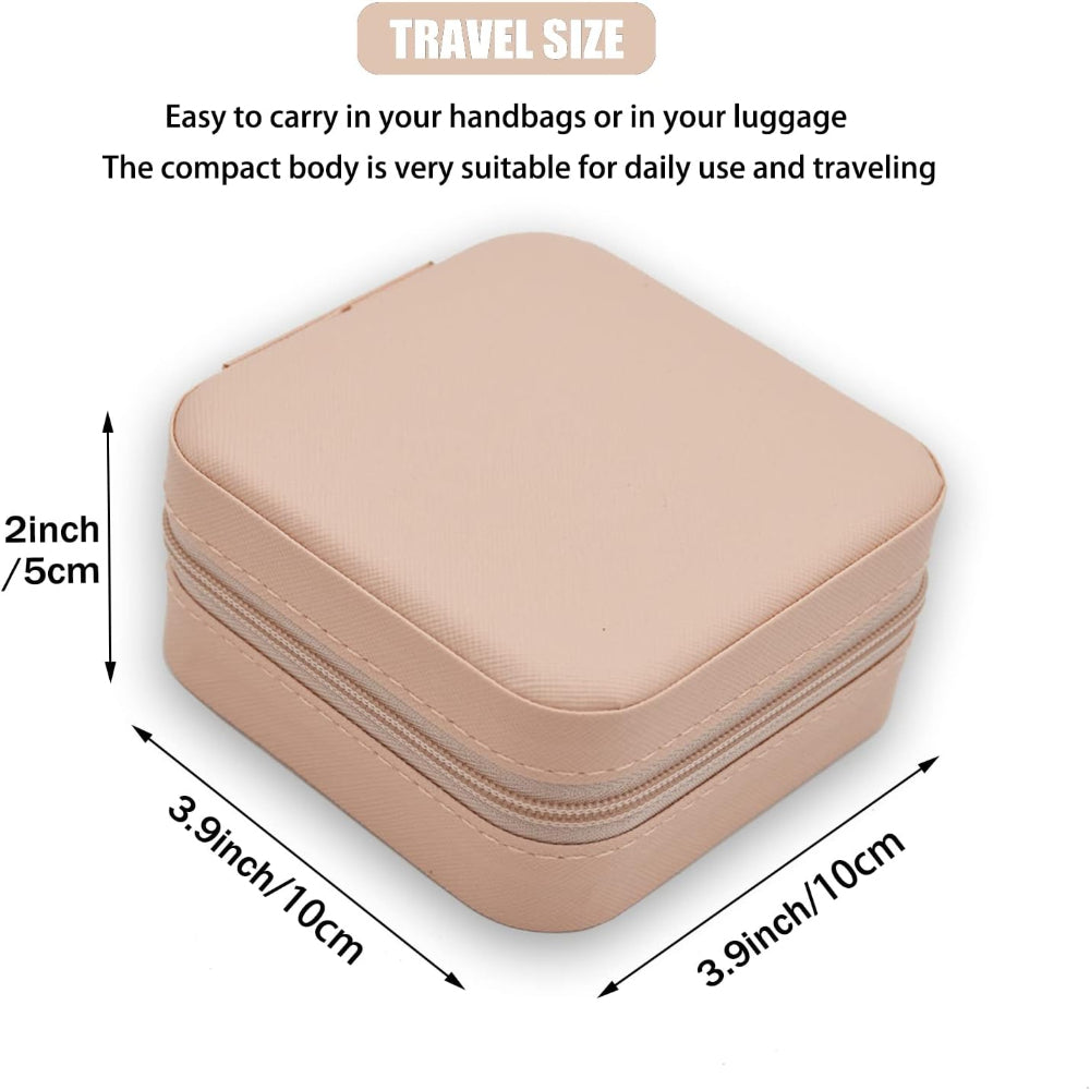 Mini Jewelry Travel Case – Portable Jewelry Organizer for Rings, Earrings, Necklaces & Bracelets