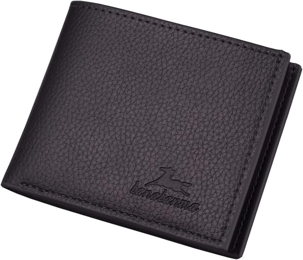 Slim Wallet for Men – Bifold Minimalist Wallet with Coin Purse, Card Holder & Money Clip