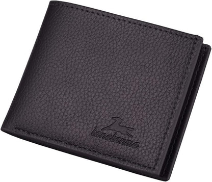 Slim Wallet for Men – Bifold Minimalist Wallet with Coin Purse, Card Holder & Money Clip