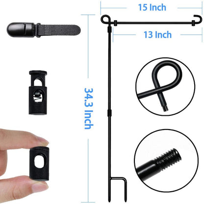 Metal Garden Flag Stand