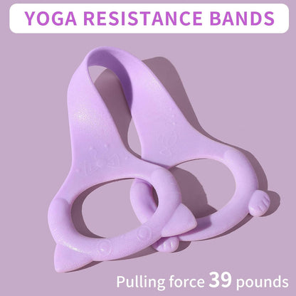 Figure 8 Resistance Band with Handles – Arm, Back & Shoulder Training – Elastic Rope for Yoga, Pilates, Barre Workouts & Physical Therapy