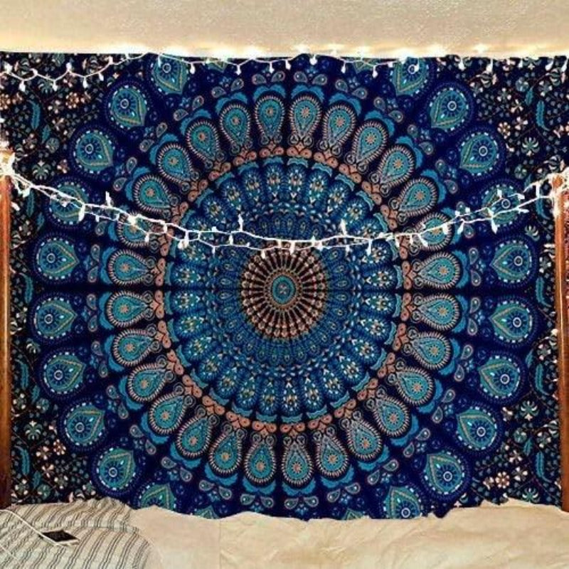 Colorful Cotton Bohemian Mandala Tapestry