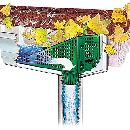 4 Pack The Wedge Downspout Gutter Guard