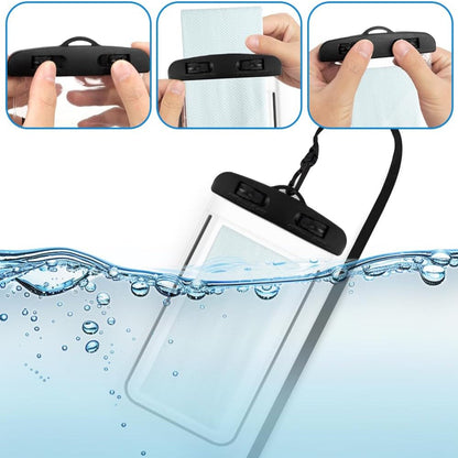 2-Pack Waterproof Phone Pouch – Wet & Dry Cell Phone Case for Beach, Vacation, Waterpark, Cruise, Underwater, Travel Essentials for Men & Women