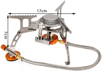 SeadeSky Ultralight Portable Outdoor Camping Stove 3000W Gas Powered Backpacking Stove