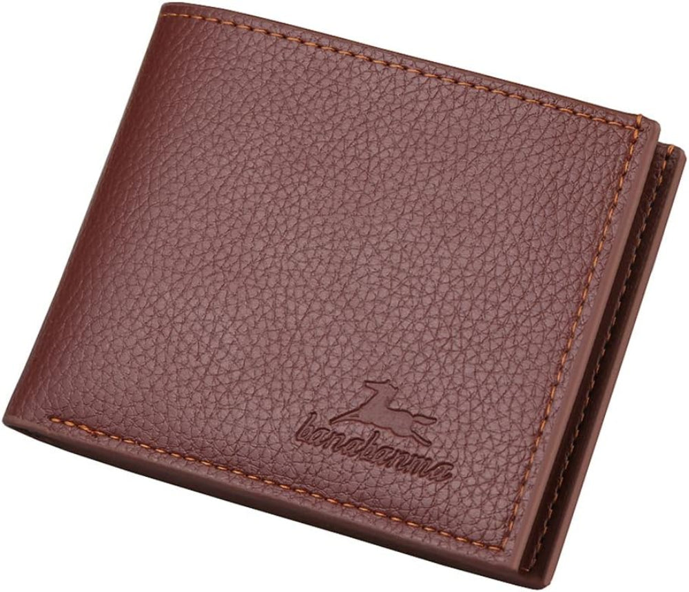 Slim Wallet for Men – Bifold Minimalist Wallet with Coin Purse, Card Holder & Money Clip