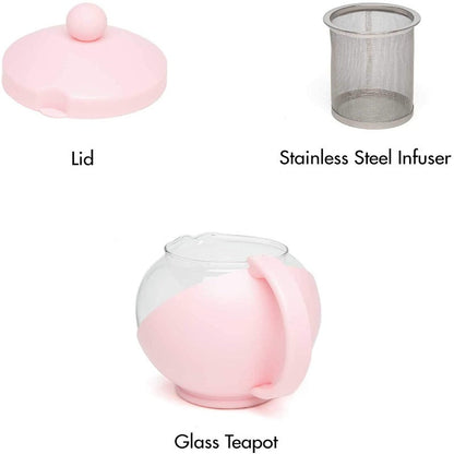 40oz Half Moon Teapot With Removable Infuser