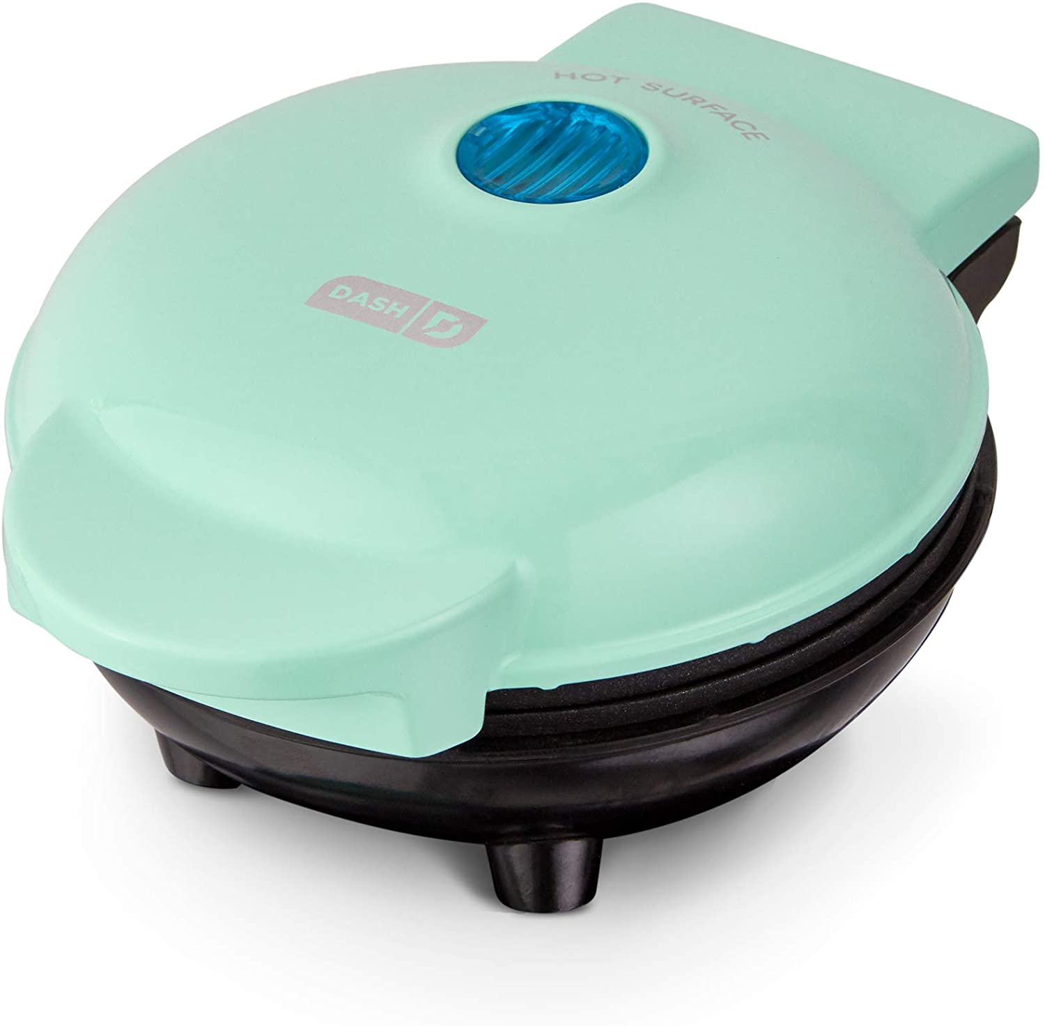 Dash DMS001RD Mini Maker Electric Round Griddle for Individual Pancakes, Cookies, Eggs & other on the go Breakfast, Lunch & Snacks, with Indicator Light + Included Recipe Book, Red