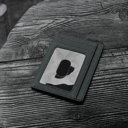 Slim Minimalist Front Pocket RFID Blocking Leather Wallet