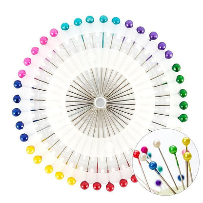 128Pcs Portable Travel Sewing Box Kit Needles Thread Stitching Kit DIY Sewing Supplies Premium Mini Sewing Accessories