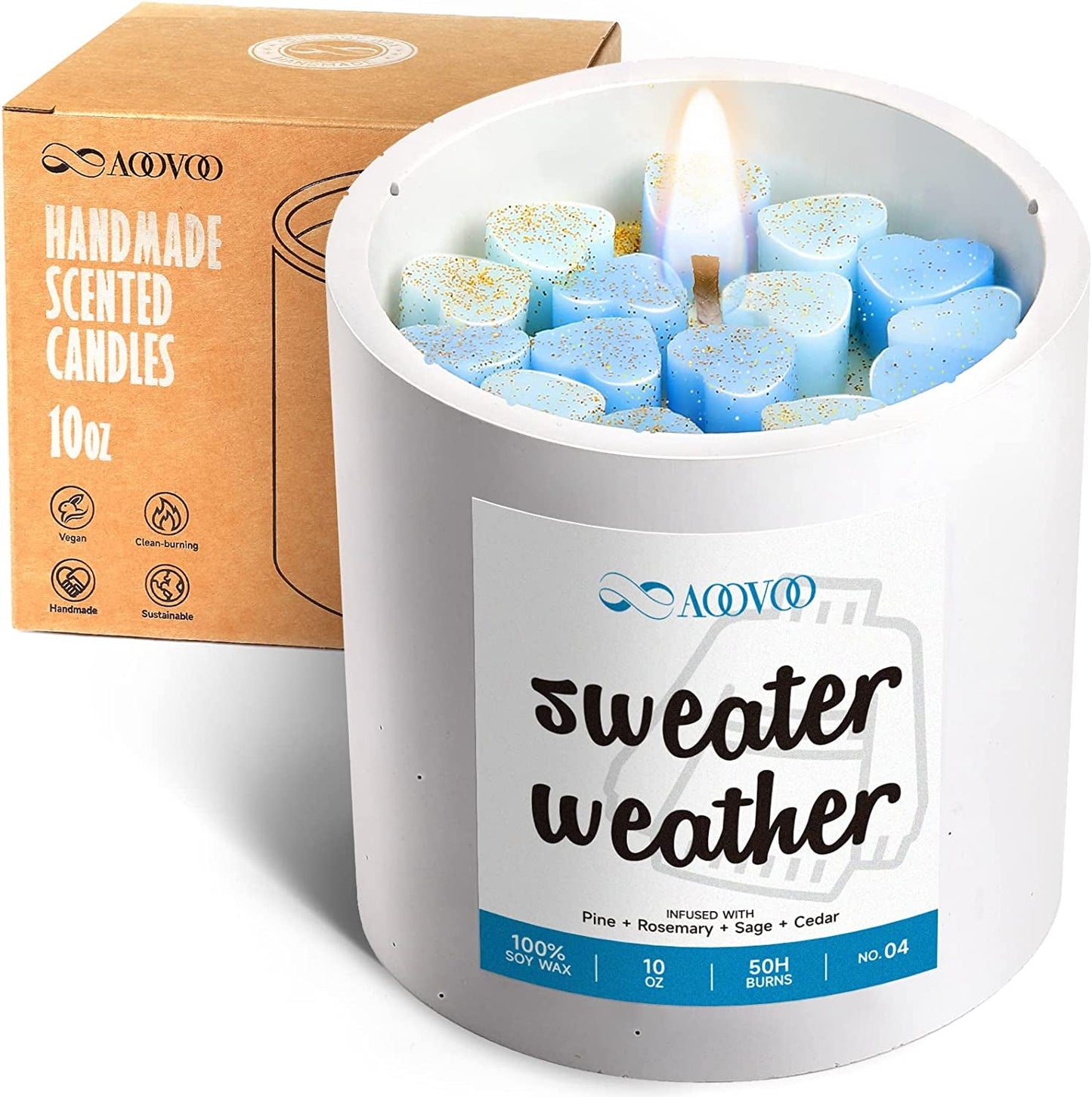  Aromatherapy Candle for Home Scented, Natural Soy Wax Portable Travel Tin Jar Candles(6 Pack Citronella Scented Candles)