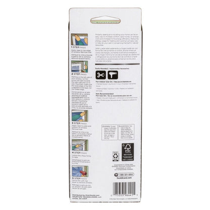 3 Pack Clear Plastic Rolled Window Insulation Kit, Max Strength 62" x 126"