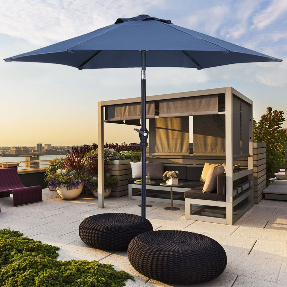 7.5FT Patio Umbrella with Push Button Tilt and Crank