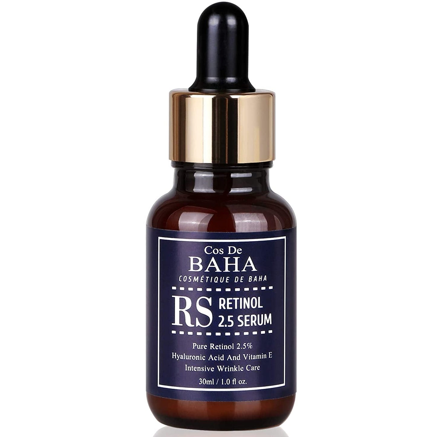 Retinol 2.5% Solution Facial Serum with Vitamin E 