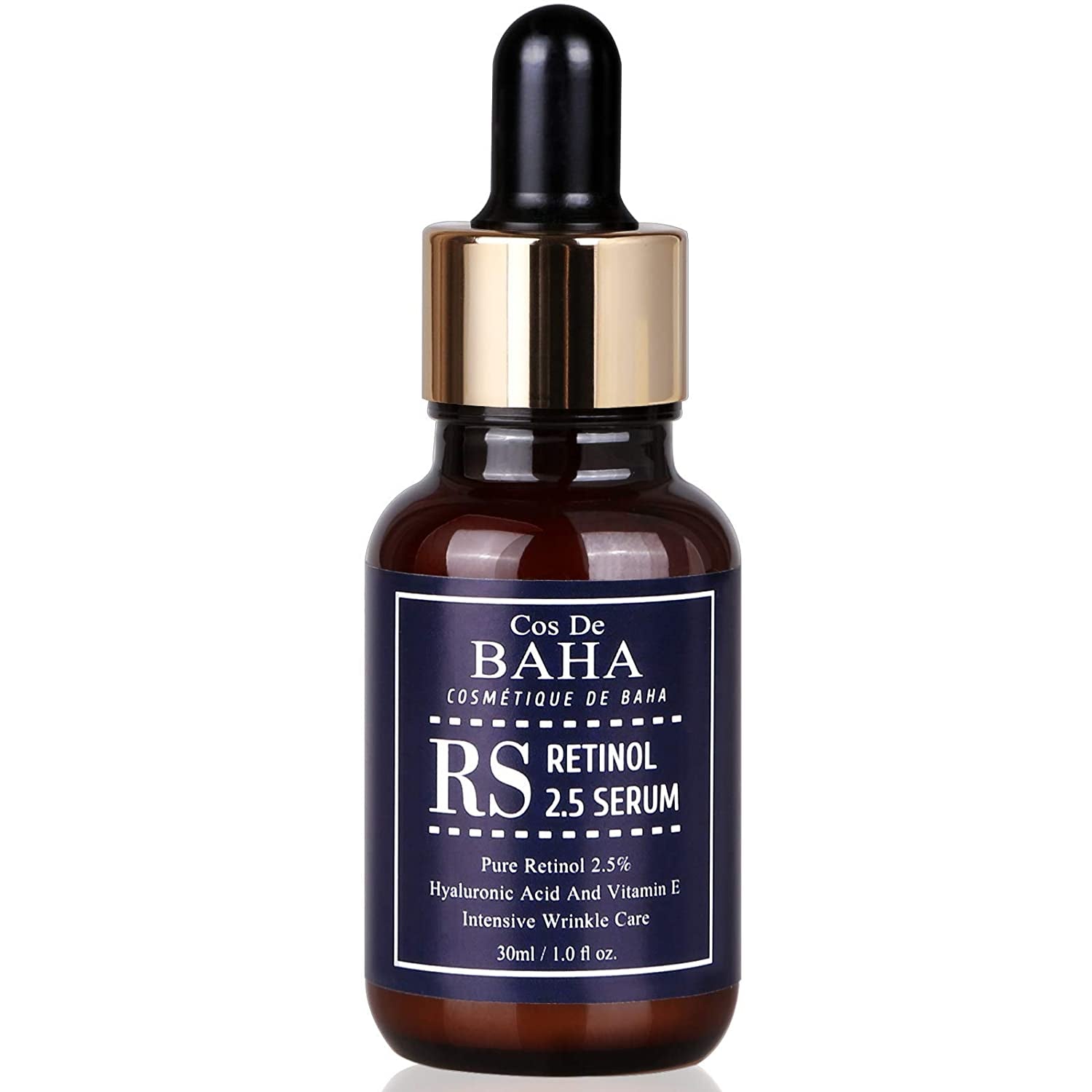 Retinol 2.5% Solution Facial Serum with Vitamin E 