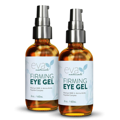 Anti-Aging Eye Gel - Luxurious Hydrating Under Eye Cream For Dark Circles and Puffiness, Bags, Crows Feet, Wrinkles - With Hyaluronic Acid & Skin-Firming Peptides Eye Serum (2 oz.)