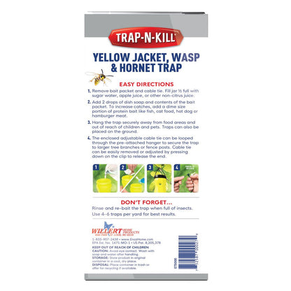  Trap N Kill Yellow Jacket Hornet and Wasp Trap with Bait