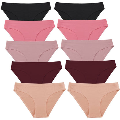 10 Pack Seamless No Show Underwear for Women