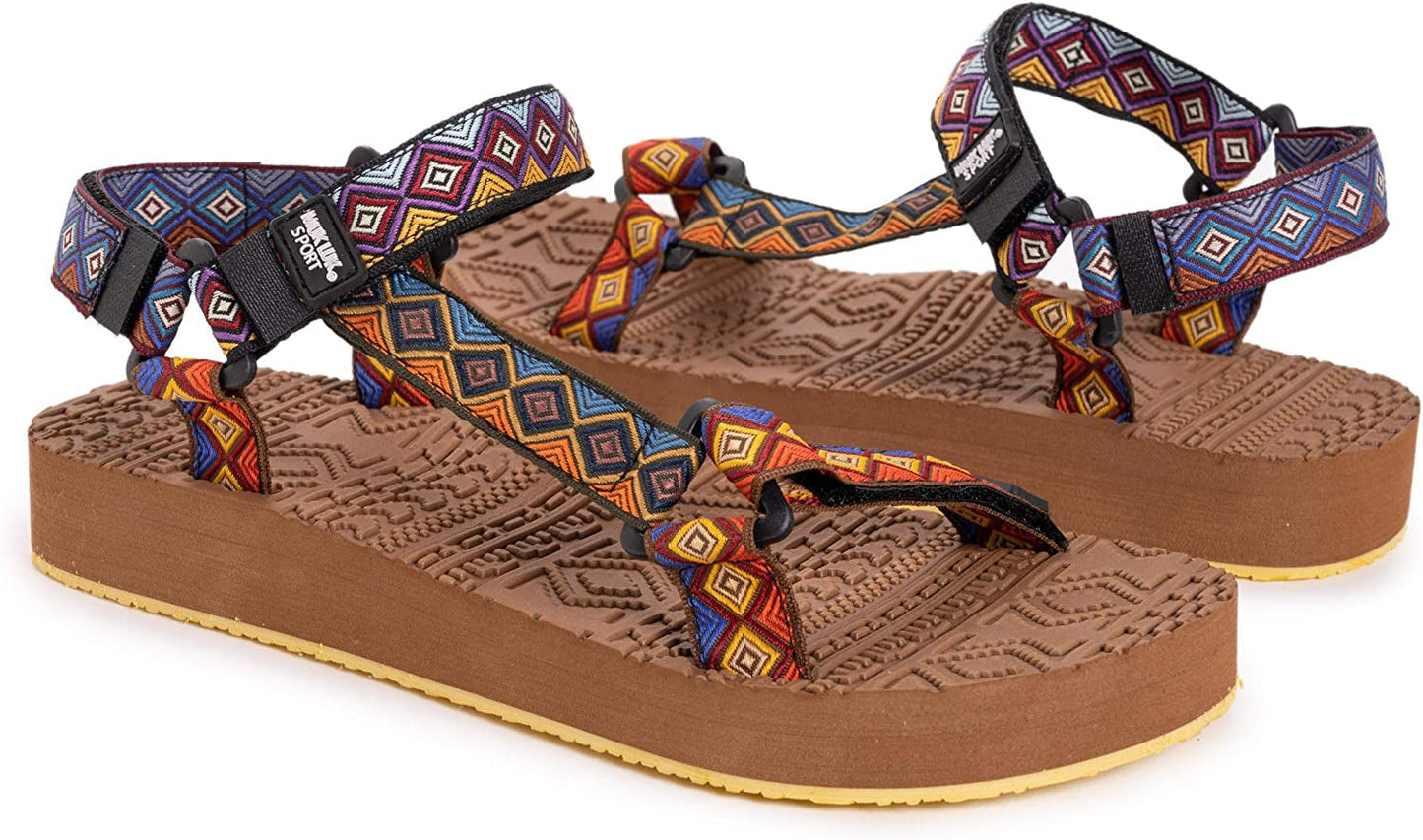 MUK LUKS Women's Lake Tahoe Sandal-Multi