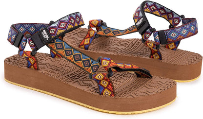 MUK LUKS Women's Lake Tahoe Sandal-Multi