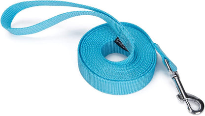 Strong Durable Nylon Dog Training Leash, Traction Rope, 10 Feet Long, 1 Inch Wide, for Small and Medium Dog 