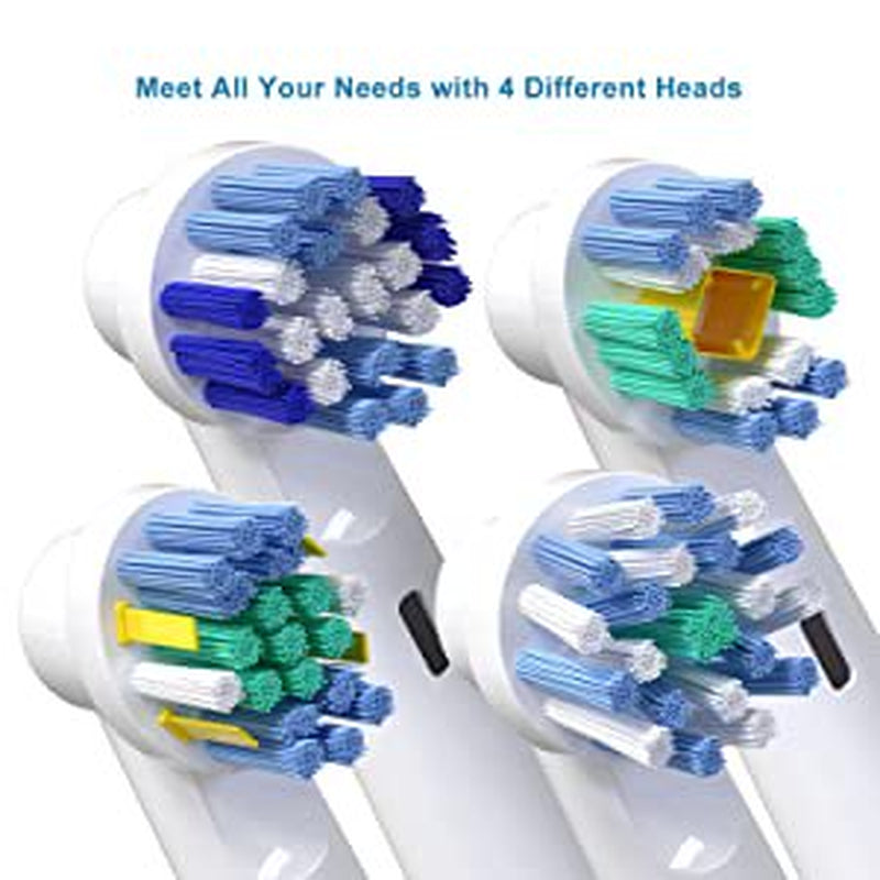 16 Pack of Electric Toothbrush Replacement Heads Compatible with Oral B